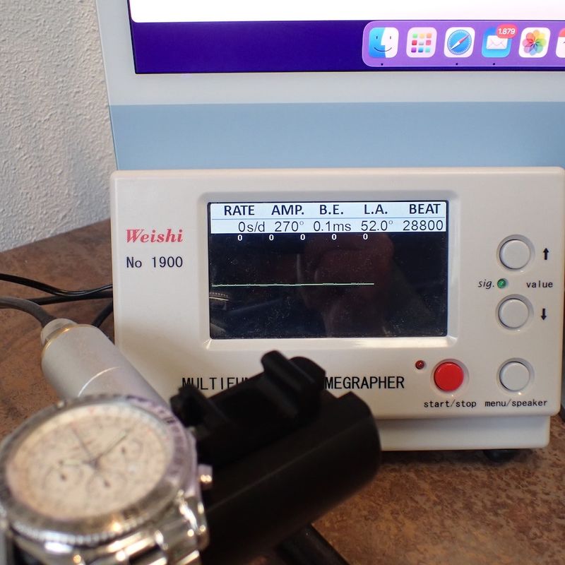 Image 18 of Breitling B-2; Chronograph men's watch