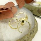 Image 2 of Two-tone gold brooch with diamond | 0.04 ct.