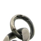 Image 7 of Silver robust gourmet link bracelet with engraving plate; Men