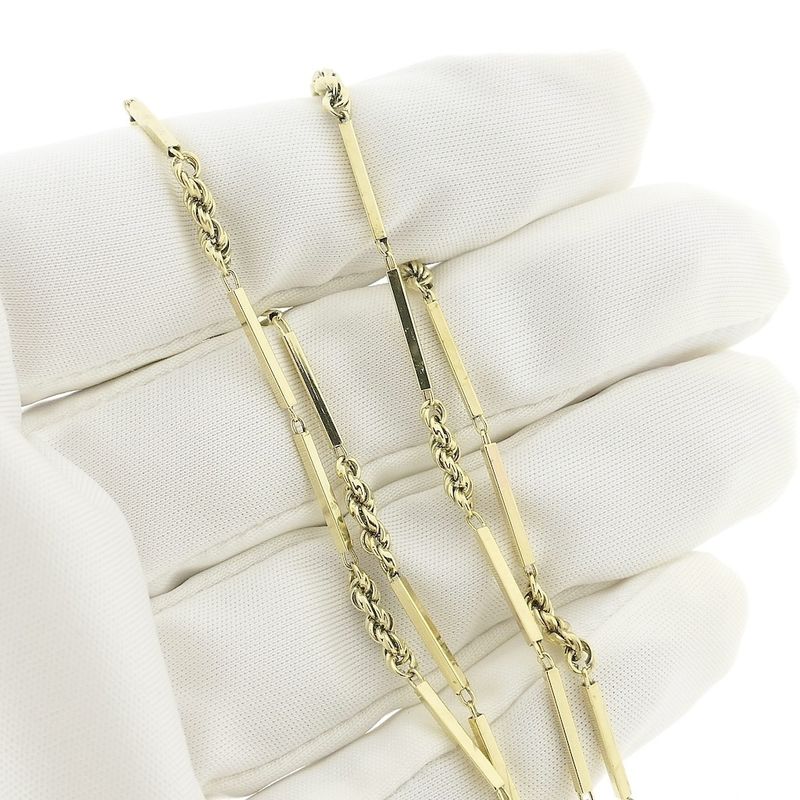 Image 7 of Golden fantasy link chain | 41.5 cm