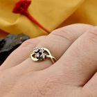 Image 4 of Gold ring with zirconia