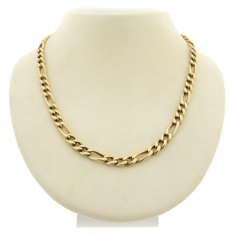 Image 1 of Golden Figaro link chain