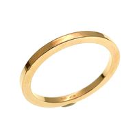 Rose gold sliding ring | 14 carat