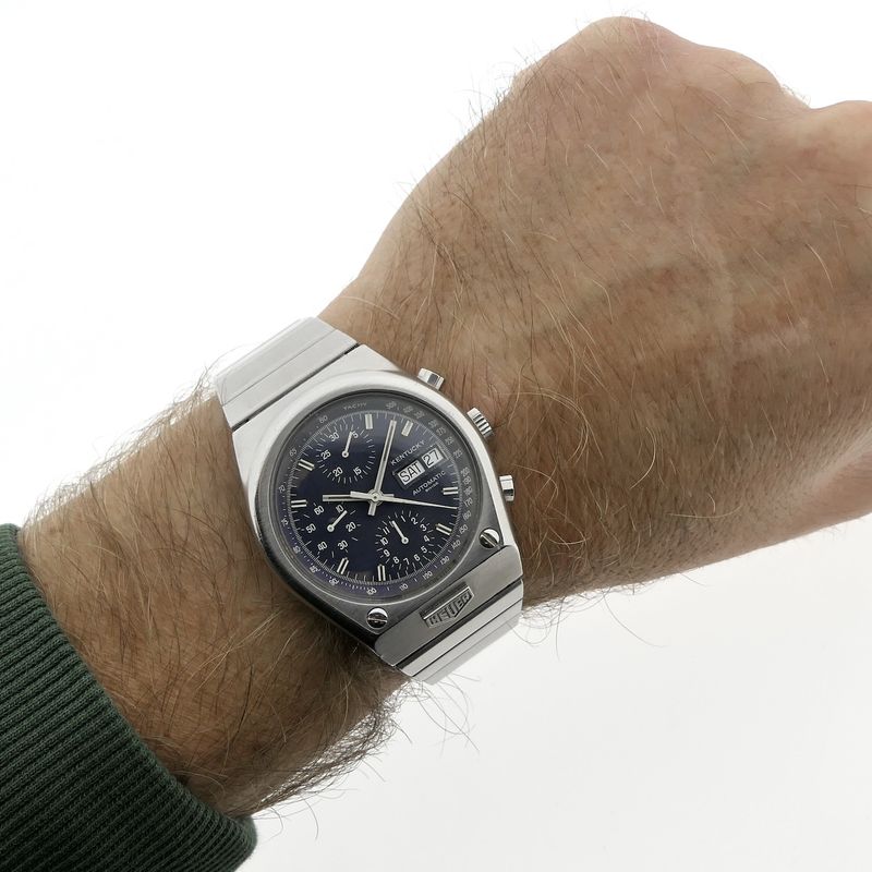 Image 13 of Heuer Kentucky 750.703B; Vintage chronograph men's watch