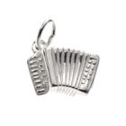 Image 1 of Silver charm; Accordion