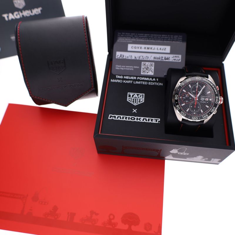 Image 2 of TAG Heuer Formula 1 Chronograph X Mario Kart Limited Edition CAZ201E.FC6517; Automatic Men's Watch