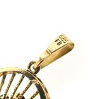 Image 4 of Gold pendant with garnet