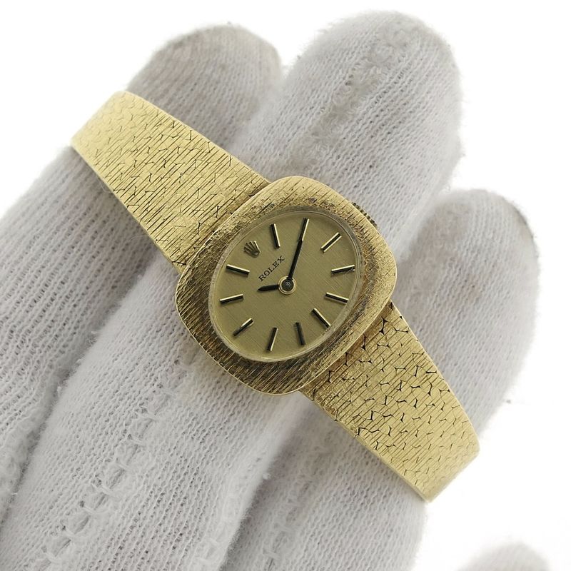 Image 8 of Rolex Vintage Ladies; 18k gold ladies' watch