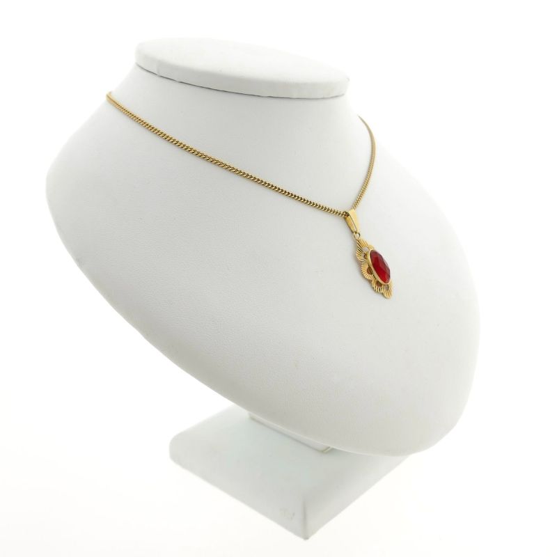 Image 5 of Gold Pendant with Carnelian