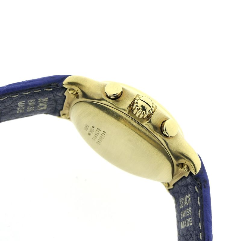 Image 8 of Ebel 1911 El Primero Chronograph; 18k gold watch with mother-of-pearl dial and diamonds