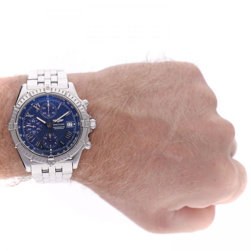 Image 16 of Breitling Crosswind Chronograph A13355; Automatic Men's Watch