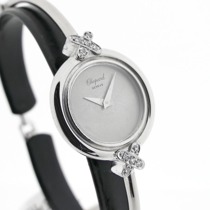 Image 21 of Chopard Cocktail Watch; Vintage 18k women's watch with diamonds