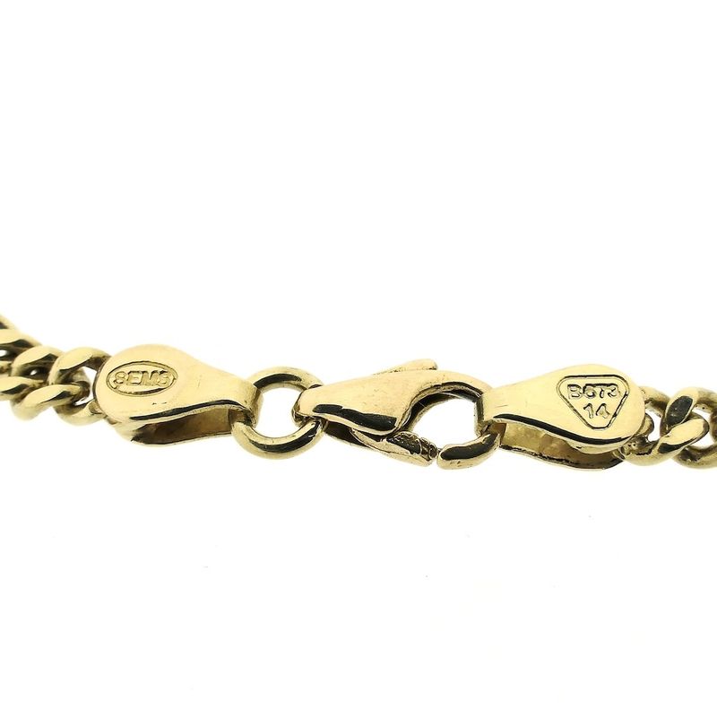Image 7 of Solid gold gourmet link chain