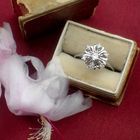 Image 11 of White gold entourage ring with diamond | 0.26 ct.