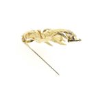 Image 7 of Luxurious gold brooch; Floral design