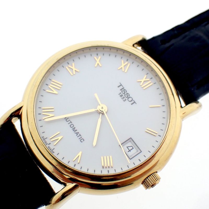 Image 8 of Tissot Carson Automatic; 18k gold watch