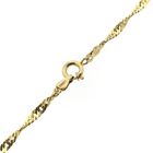 Image 3 of Gold twisted gourmet link chain