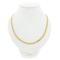 Gold gourmet link chain