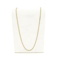 Long gold Venetian link chain