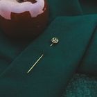 Image 2 of Gold lapel pin, tie pin | Volkswagen