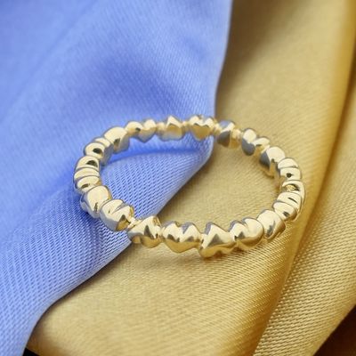 Image 2 of Pandora gold ring; Hearts