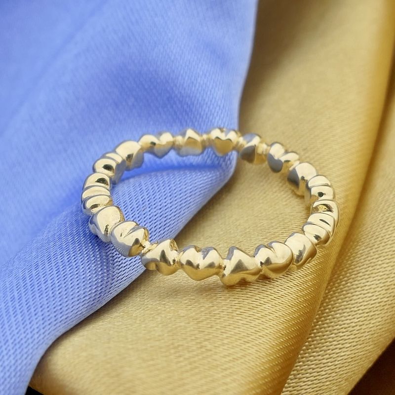 Image 2 of Pandora gold ring; Hearts