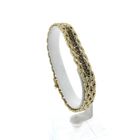 Image 1 of Vintage gold link bracelet with sapphire