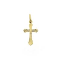 Gold pendant of a cross