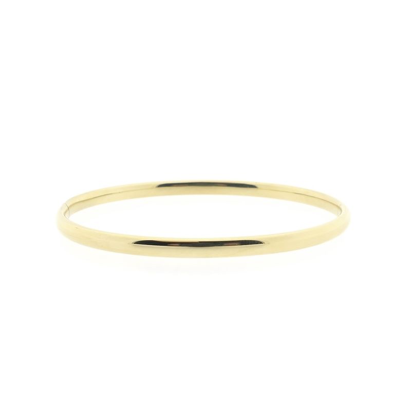 Image 1 of Gold smooth slave bracelet | Ø 60 mm