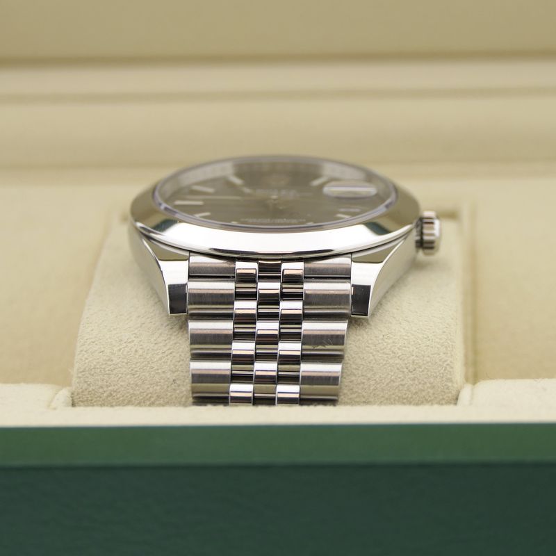 Image 20 of Rolex Datejust 41mm 'Rhodium' 126300; Automatic men's watch