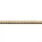 Image 11 of Two-tone gourmet link necklace with diamond pendant; 0.21 ct. | 41.5 cm