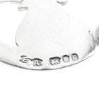 Image 4 of Silver round pendant with guardian angel