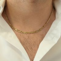 8 carat Figaro/gourmet link chain