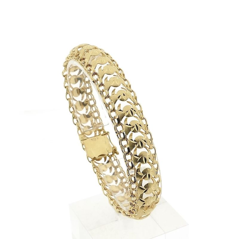 Image 1 of Golden fantasy link bracelet