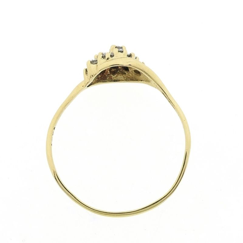 Image 6 of Gold ring pavé set with diamonds | 0.22 ct.