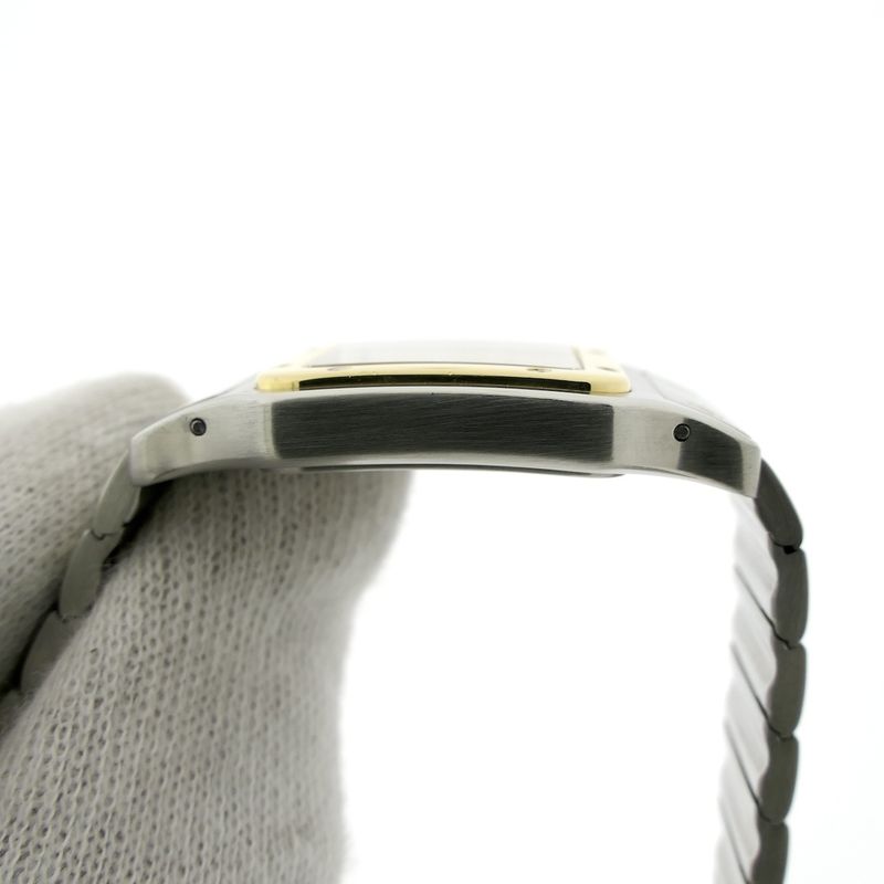 Image 7 of Cartier Santos Galbee; 18k. gold/steel watch