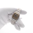 Image 8 of Cartier Santos Ladies ref. 1567; 18k gold/steel women's watch
