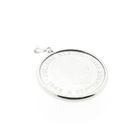 Image 3 of Silver 10 guilder coin pendant Juliana 1973