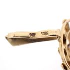 Image 12 of Gold pendant with large amethyst