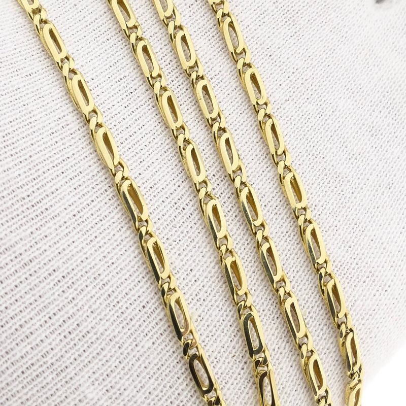 Afbeelding 7 van Gouden valkenoog schakelketting