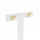 Image 2 of Gold elephant stud earrings