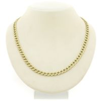 Gold robust gourmet link chain