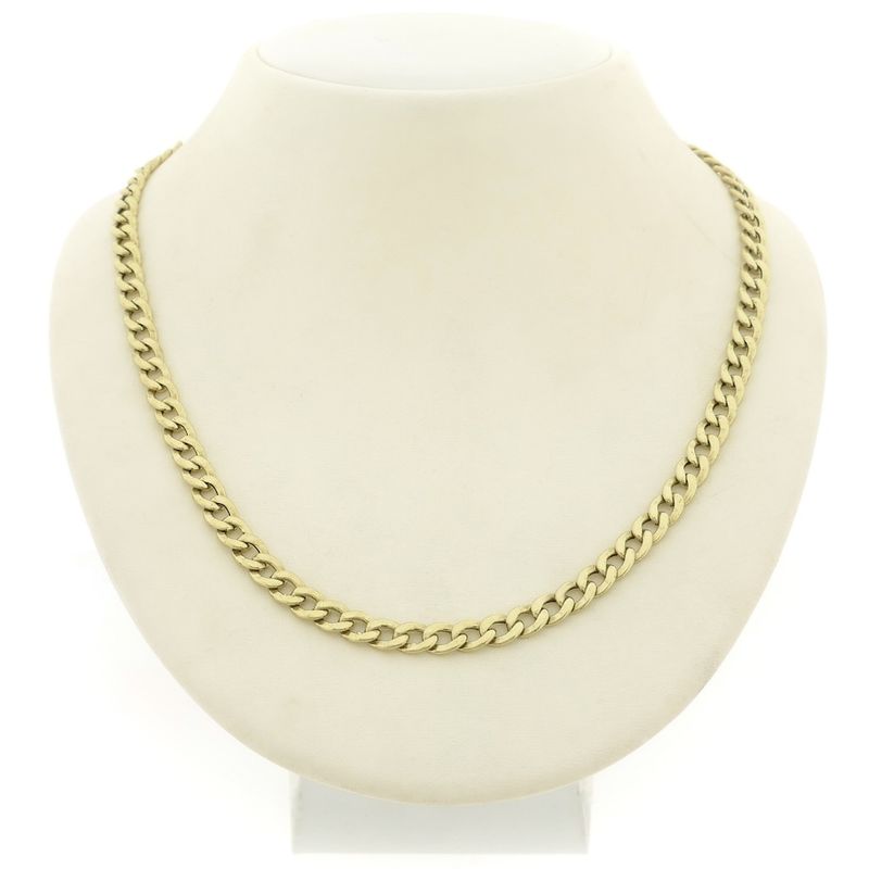 Image 1 of Gold robust gourmet link chain