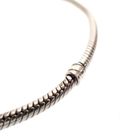 Image 4 of Pandora bracelet; Silver with gold clasp; Snake Chain | 20 cm