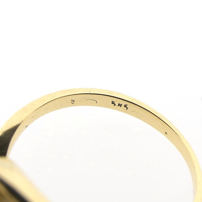 Image 7 of Gold ring with pearl