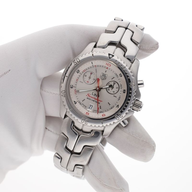 Image 17 of TAG Heuer Searacer Chronograph CT1114-0; Chronograph men's watch with countdown timer
