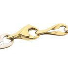 Afbeelding 3 van Bicolor gouden infinity schakelarmband