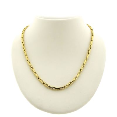 Golden fantasy link necklace | 45.5 cm Image 1 of Golden fantasy link necklace | 45.5 cm