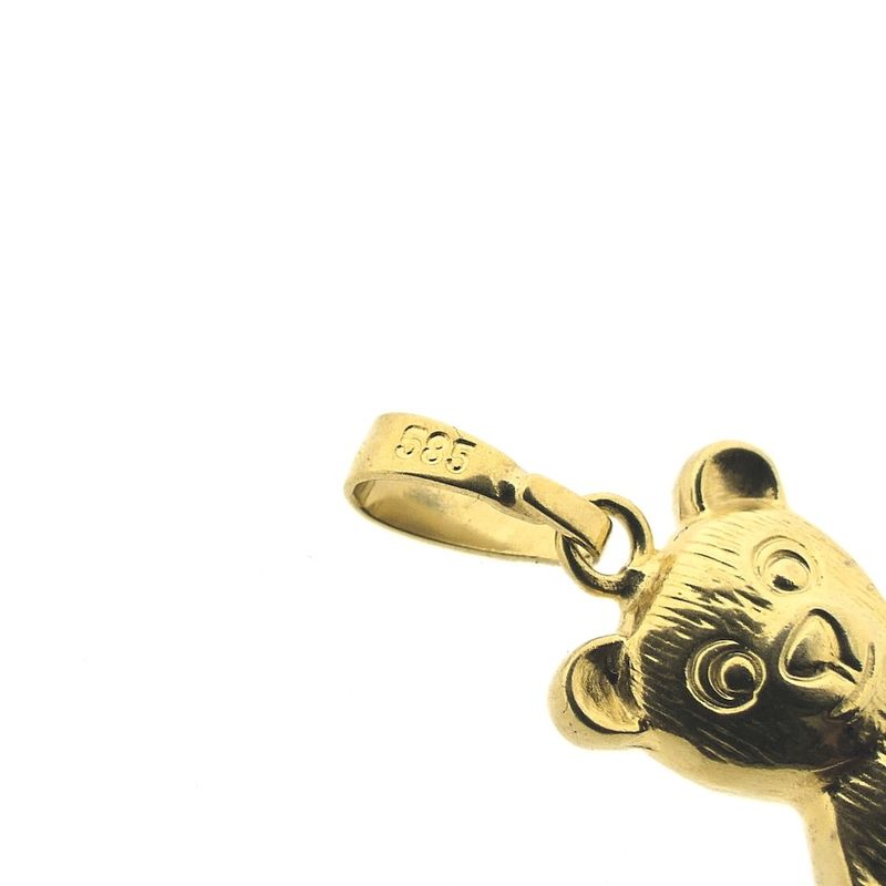 Image 6 of Gold teddy bear pendant