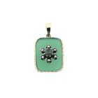 Image 1 of Gold/silver pendant with a mix of gemstones